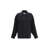 Max Mara Black Wool Cloacks